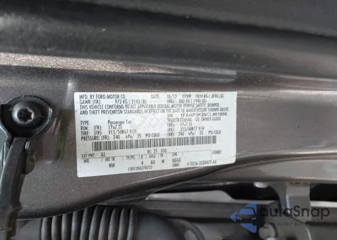 2012 Ford Focus Se z USA, uszkodzony, nr VIN 1FAHP3K29CL461866